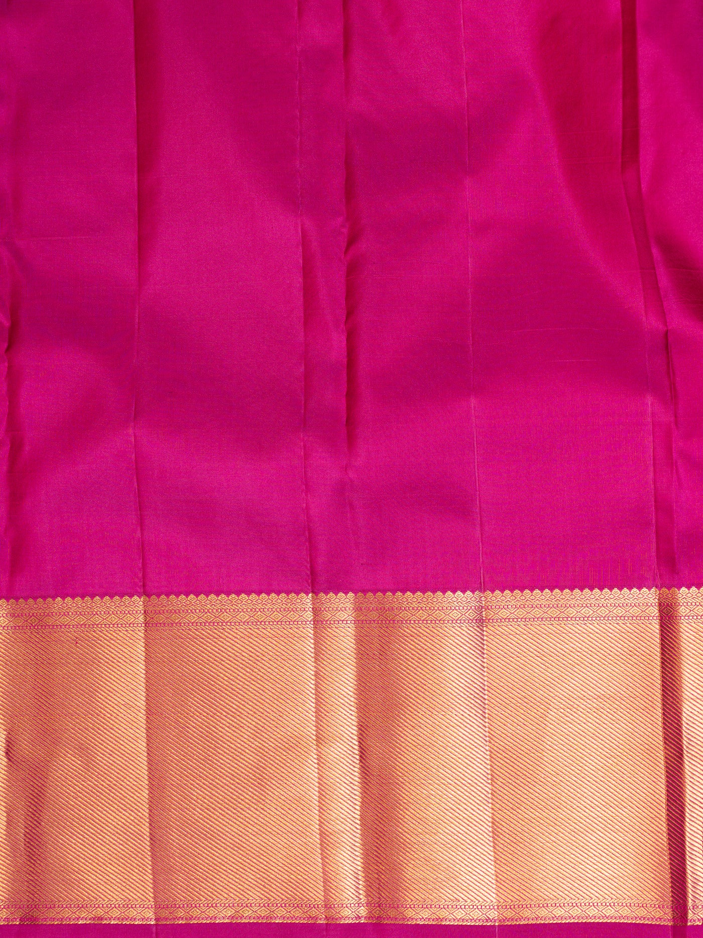 Magenta Pink Brocade Pure Kanchipuram Silk Saree