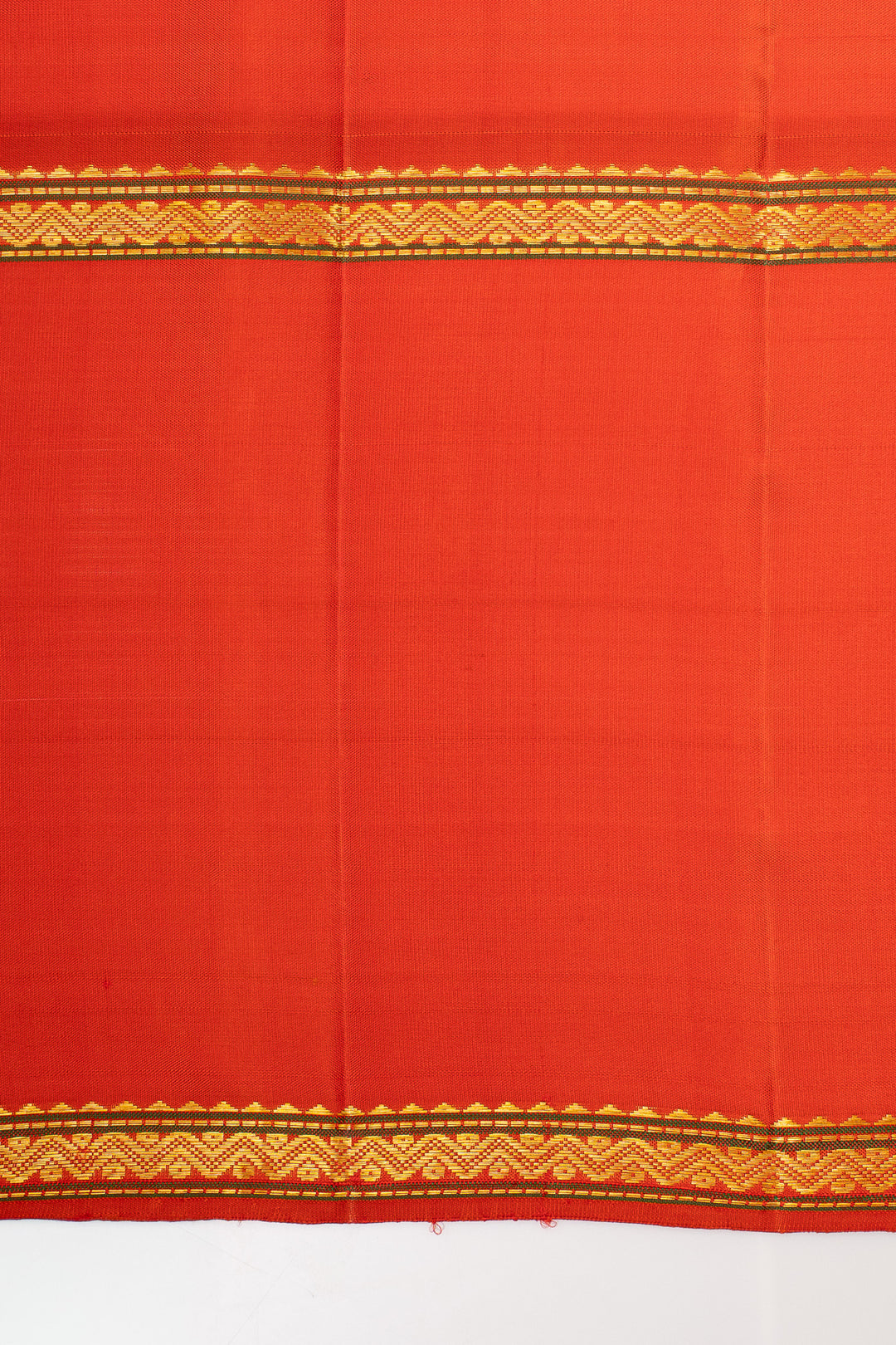 Maroon plus veldhari checks red rettai pettu pure kanchipuram silk saree