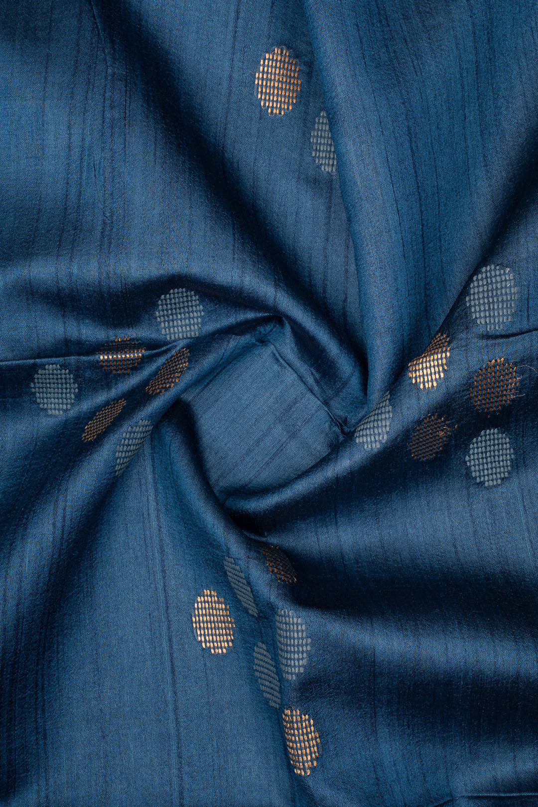 Blue Threadwork Pure Tussar Saree