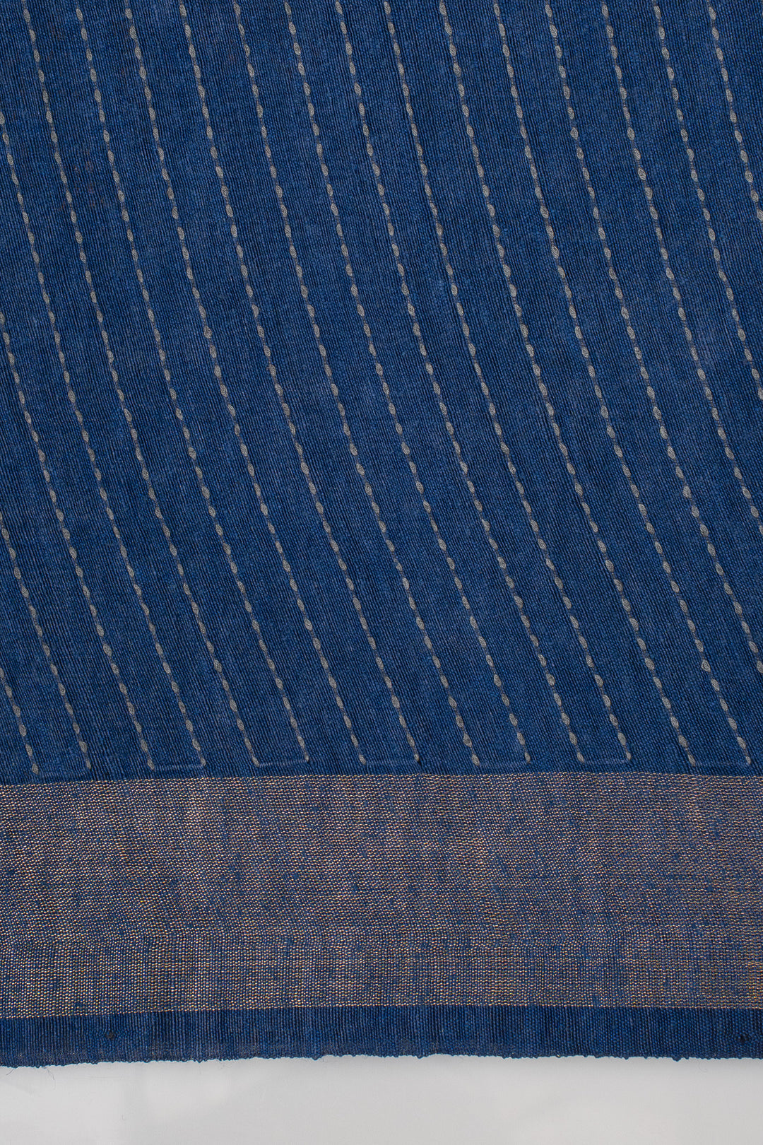 Blue Threadwork Pure Tussar Saree