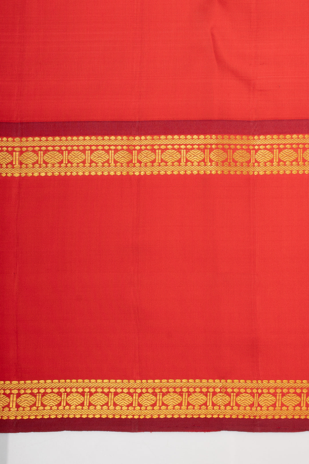 Purple and Red Plus Veldhari Pure Kanchipuram Silk Saree