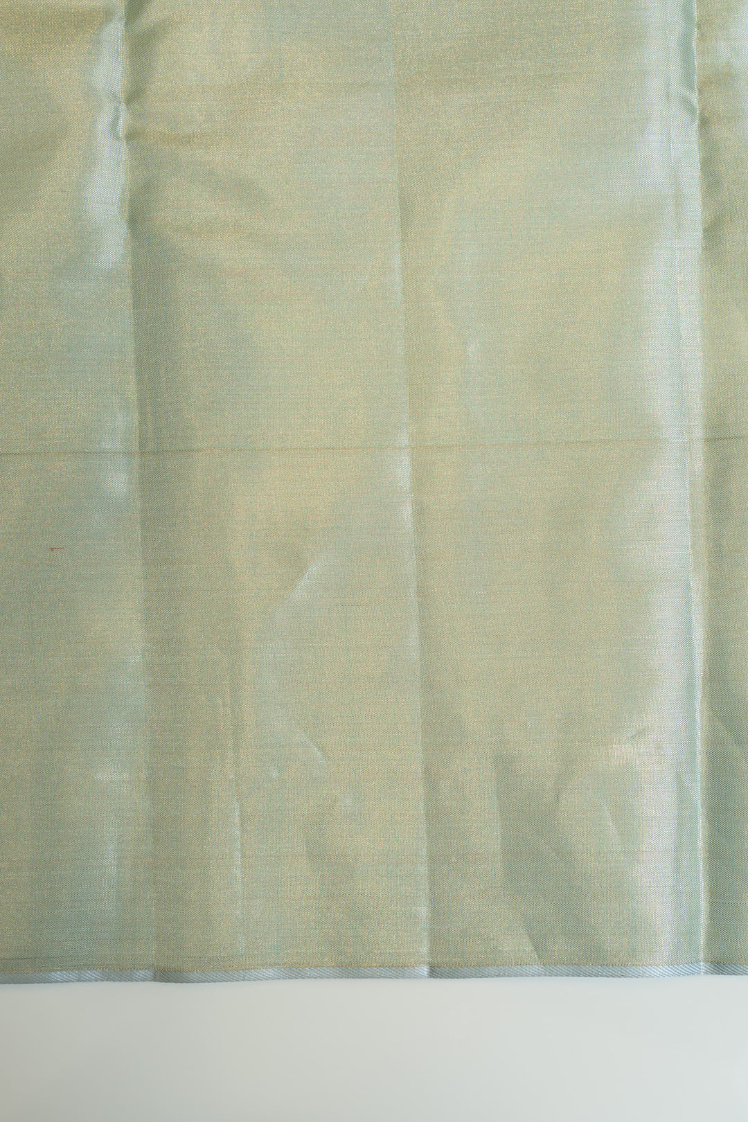 Pastel blue geometric tissue Kanchipuram silk saree