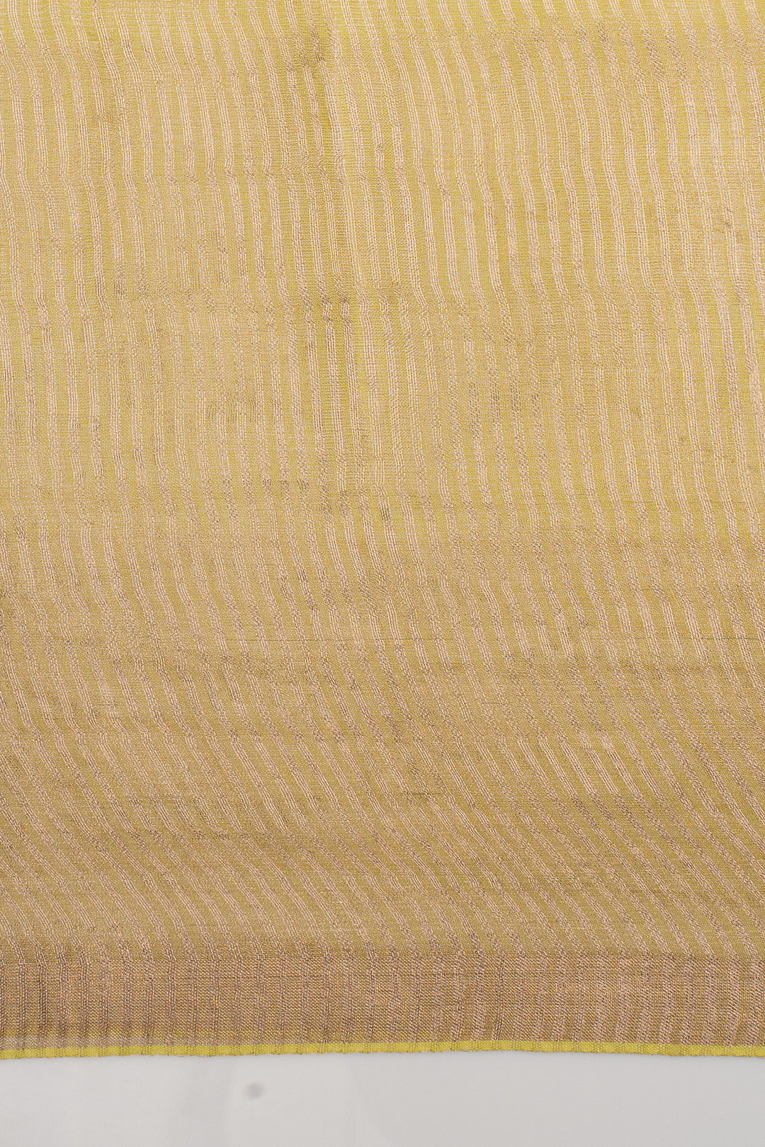 Yellow Sequins Pure Muslin Organza Pure Tussar Saree