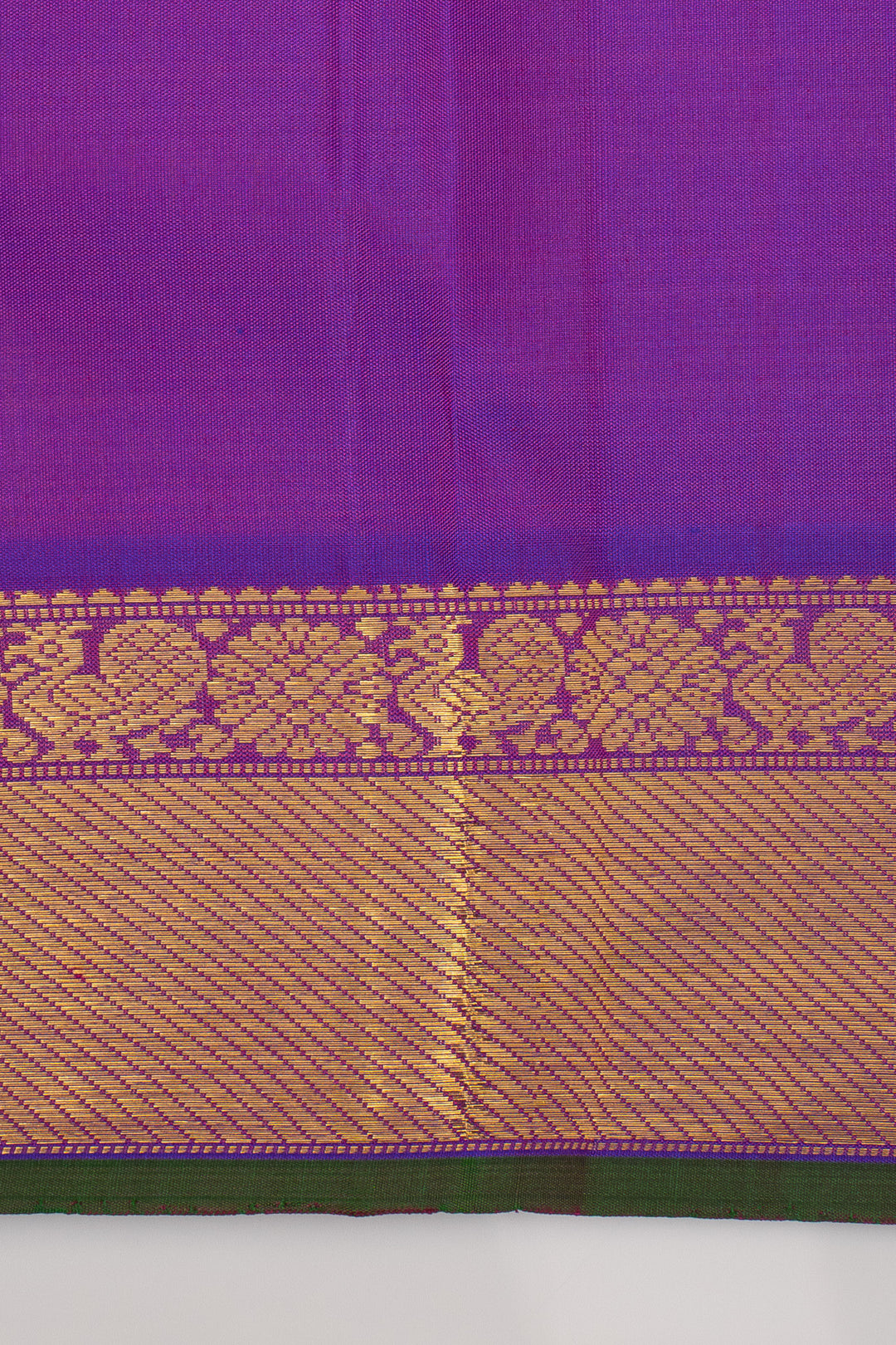 Peach Traditional Pure Kanchipuram Silk Saree