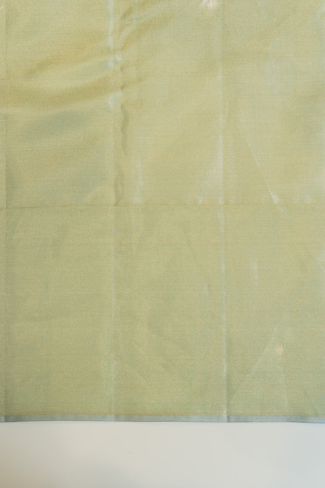Mint green stripes tissue pure Kanchipuram silk saree