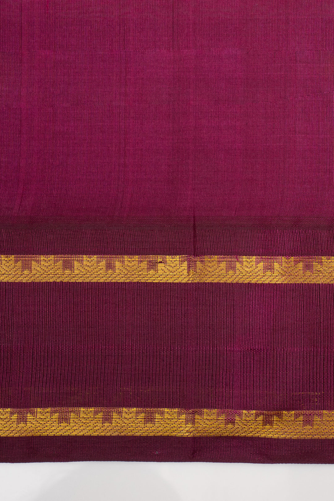 Pink and Maroon Checks Pure Silk Cotton Saree