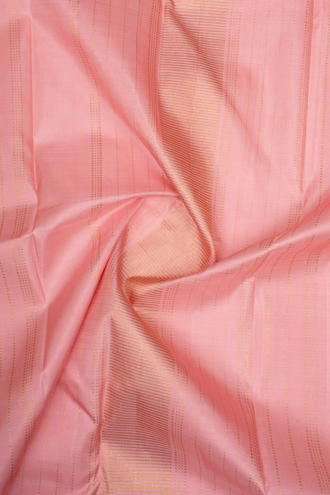 Pink Multi Checks Pure Kanchipuram Silk Saree