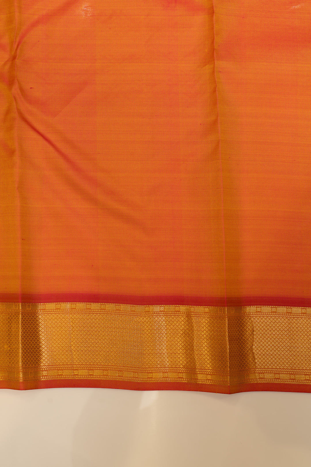 Yellow thread brocade pure Kanchipuram silk saree