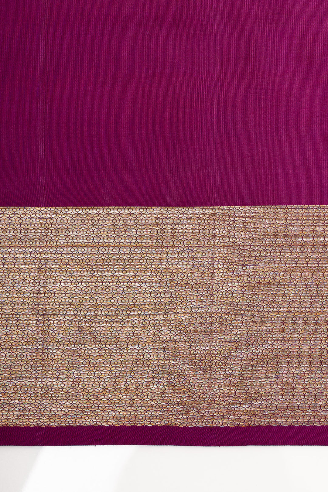 Royal magenta parrot brocade pure kanchipuram silk saree
