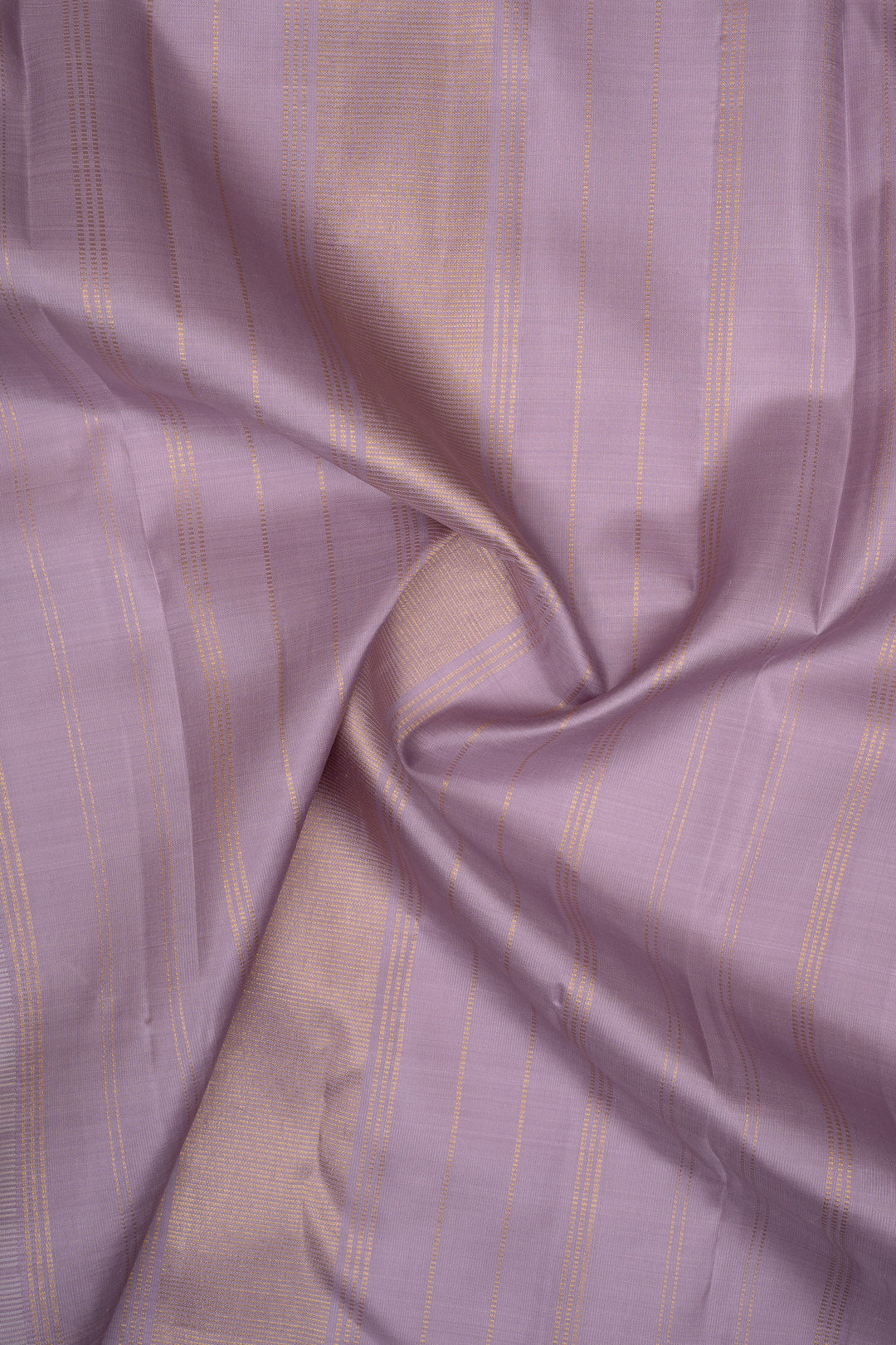 Cream and lilac multi checks pure kanchipuram silk saree