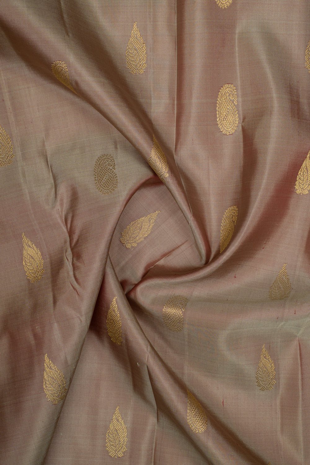 Grey and maroon traditional pure kanchipuram silk saree