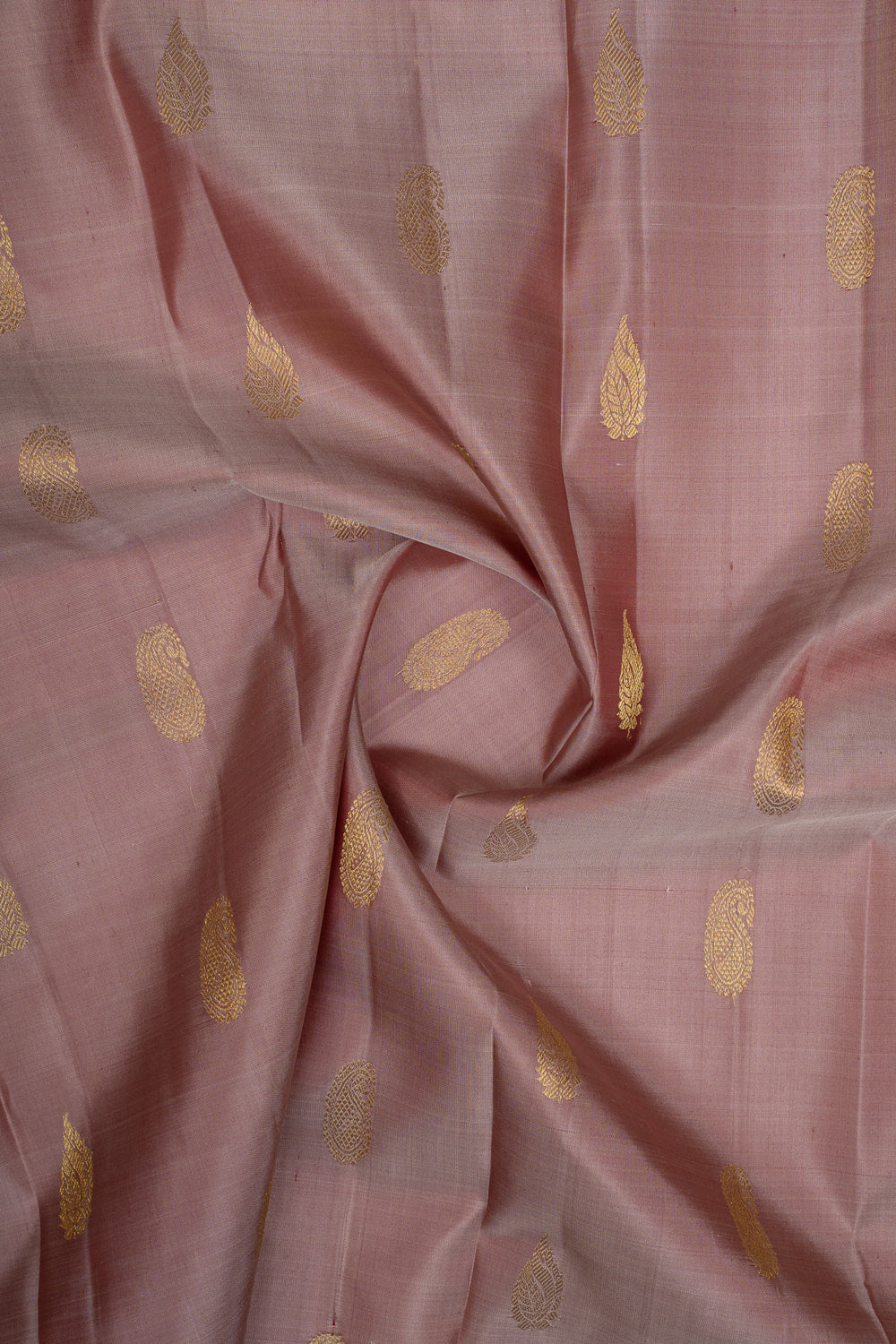 Pink and maroon shot colour pure kanchipuram silk saree