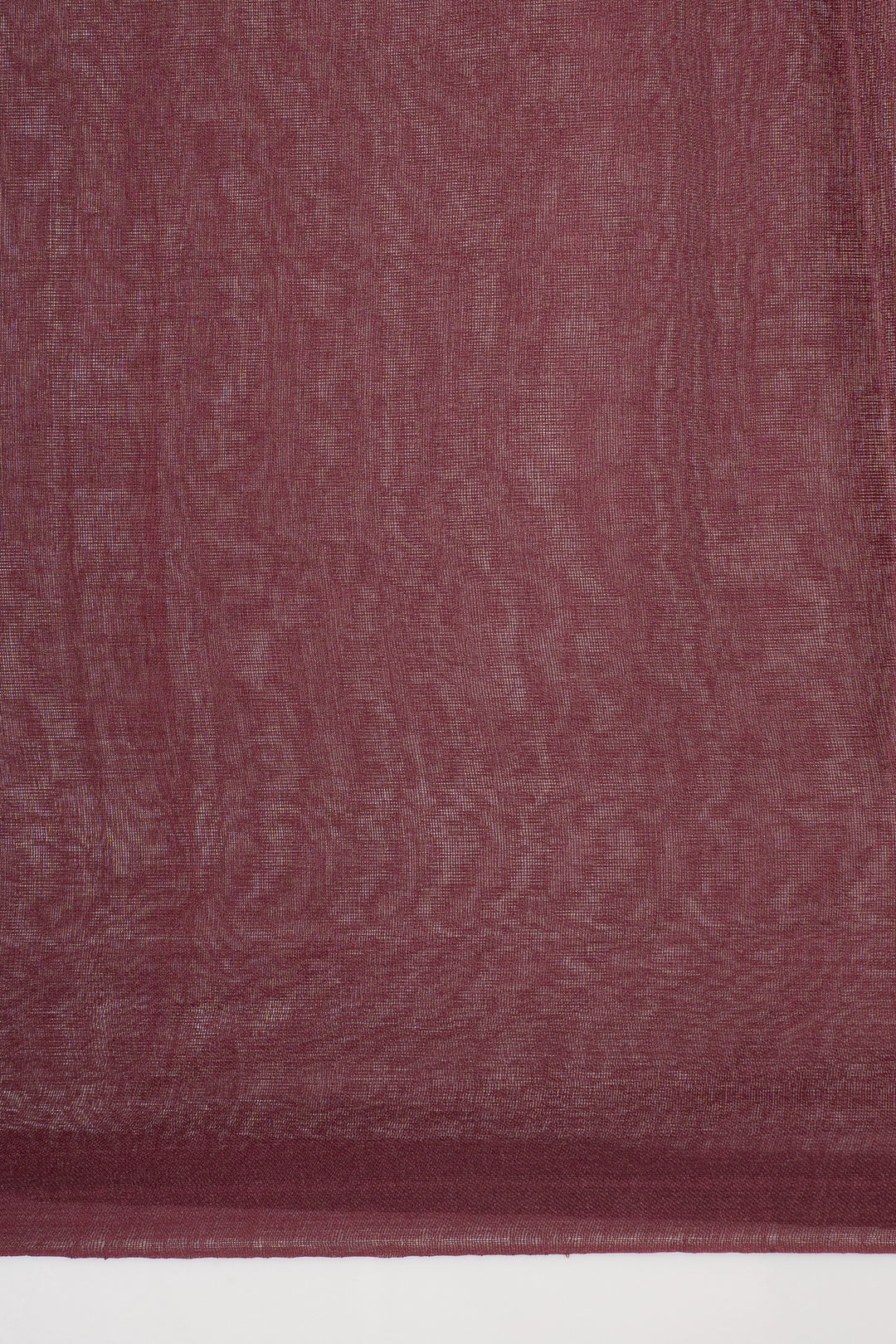 Burgundy Floral Woven Pure Muslin Organza Pure Tussar Saree