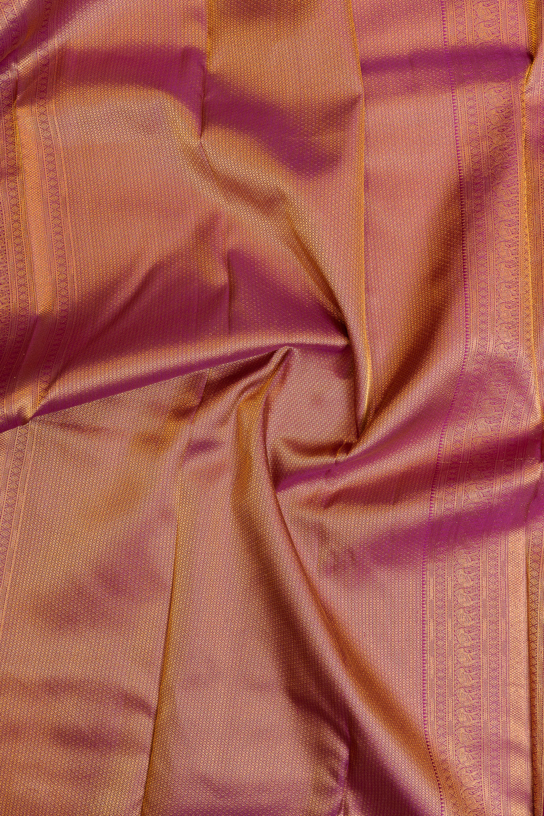 Magenta traditional pure Kanchipuram silk saree