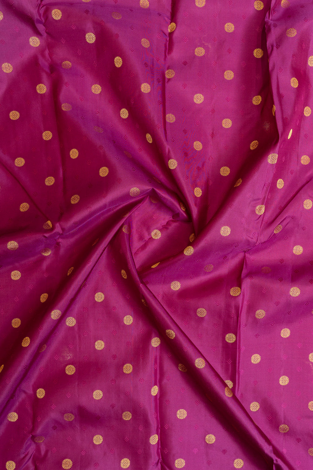 Magenta traditional pure Kanchipuram silk saree