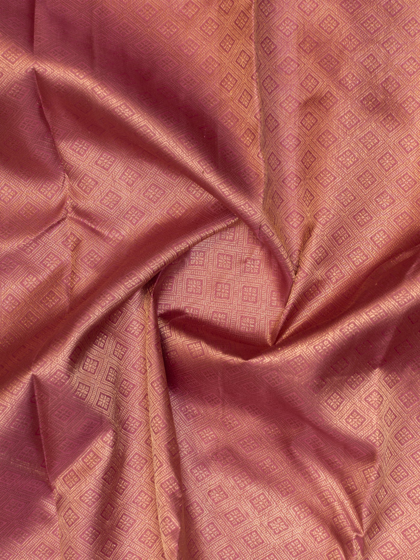 Lavender brocade pastel pure Kanchipuram silk saree