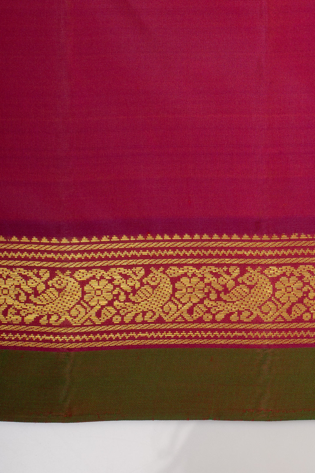 Mustard Traditional Pure Kanchipuram Silk Saree