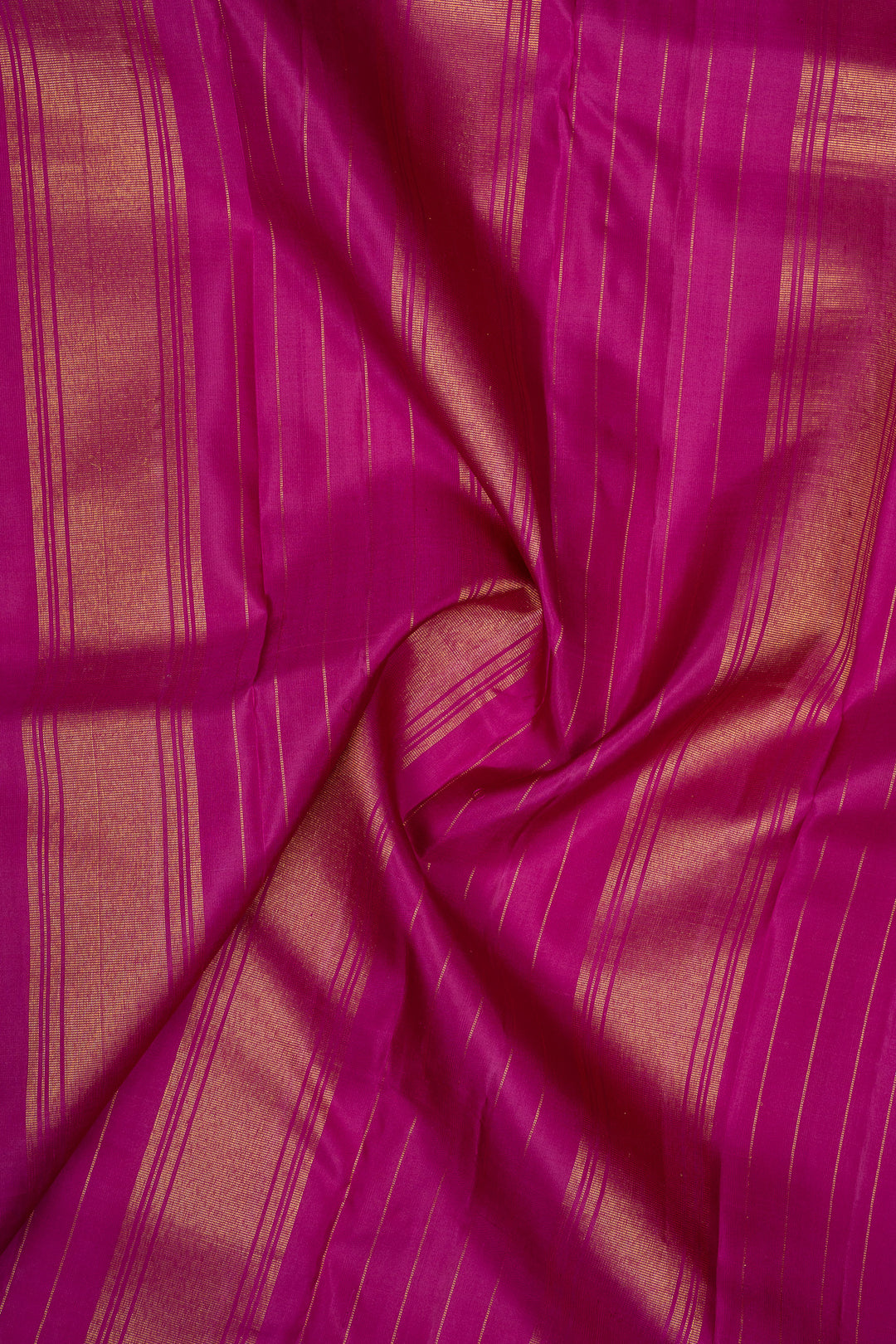 Pastel blue and magenta linen Kanchipuram silk saree