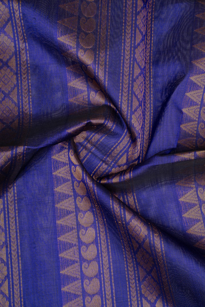 Mint Green Checks Pure Silk Cotton Saree