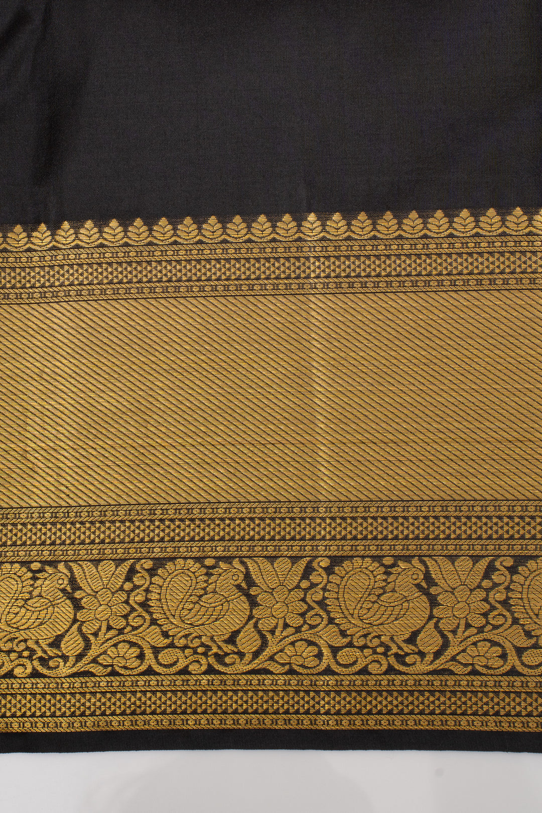 Rust Orange &amp; Brown Traditional Pure Kanchipuram Silk Saree