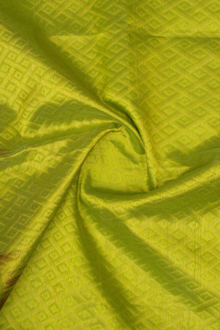 Magenta Checks Pure Silk Cotton Saree