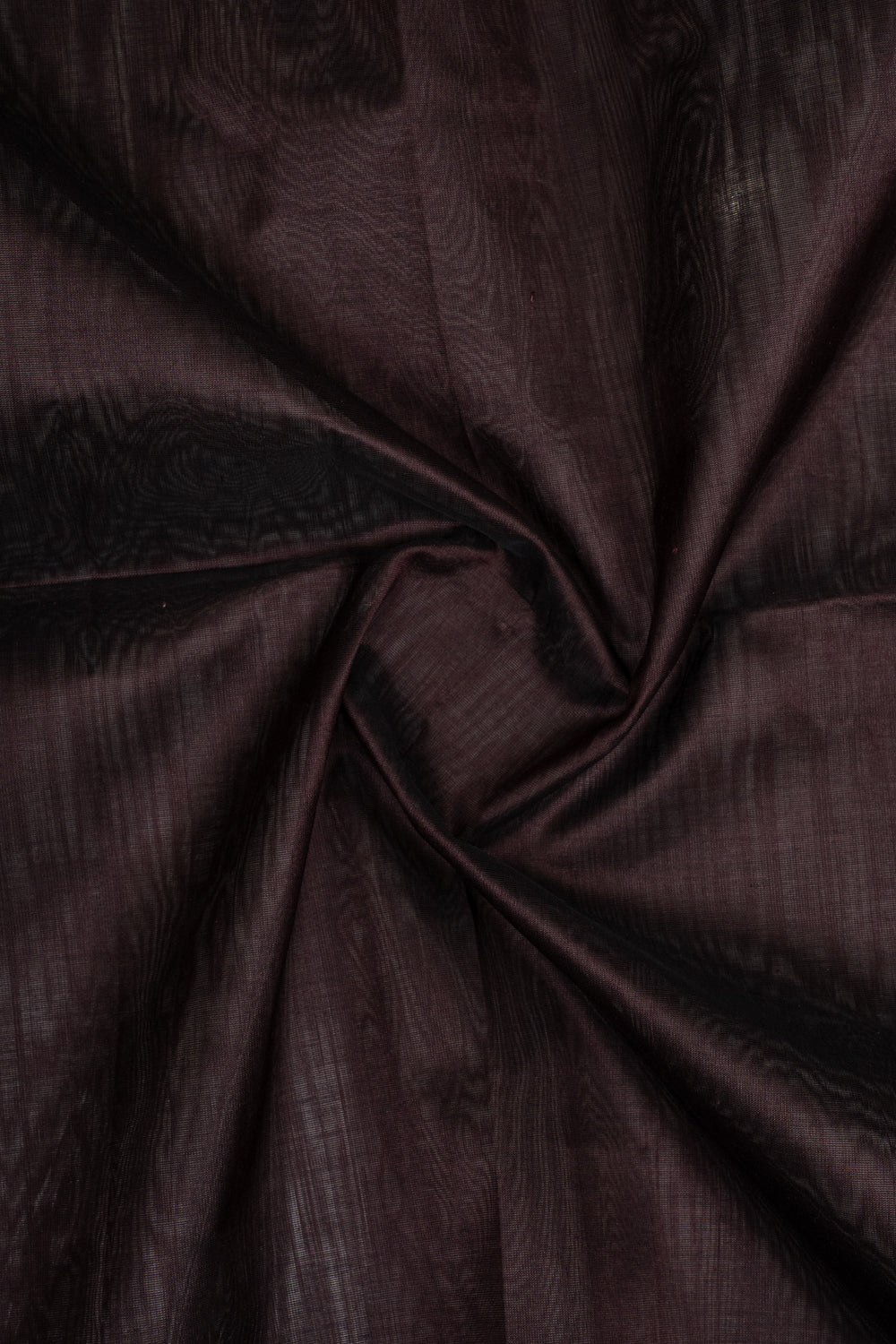 Jamun Brown and Green Korvai Pure Silk Cotton Saree