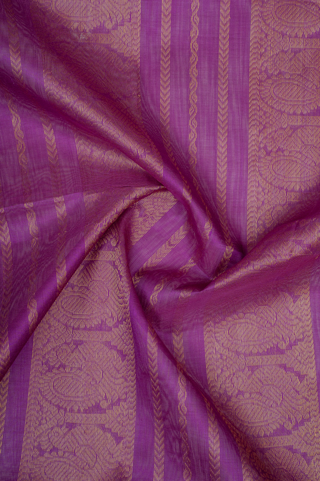 Aqua Blue and Magenta Korvai Pure Silk Cotton Saree