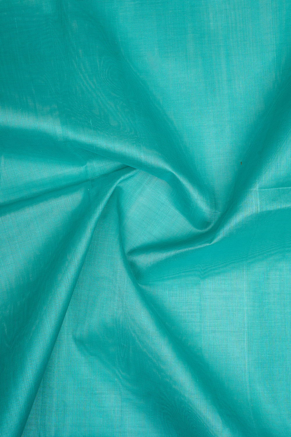 Aqua Blue and Magenta Korvai Pure Silk Cotton Saree