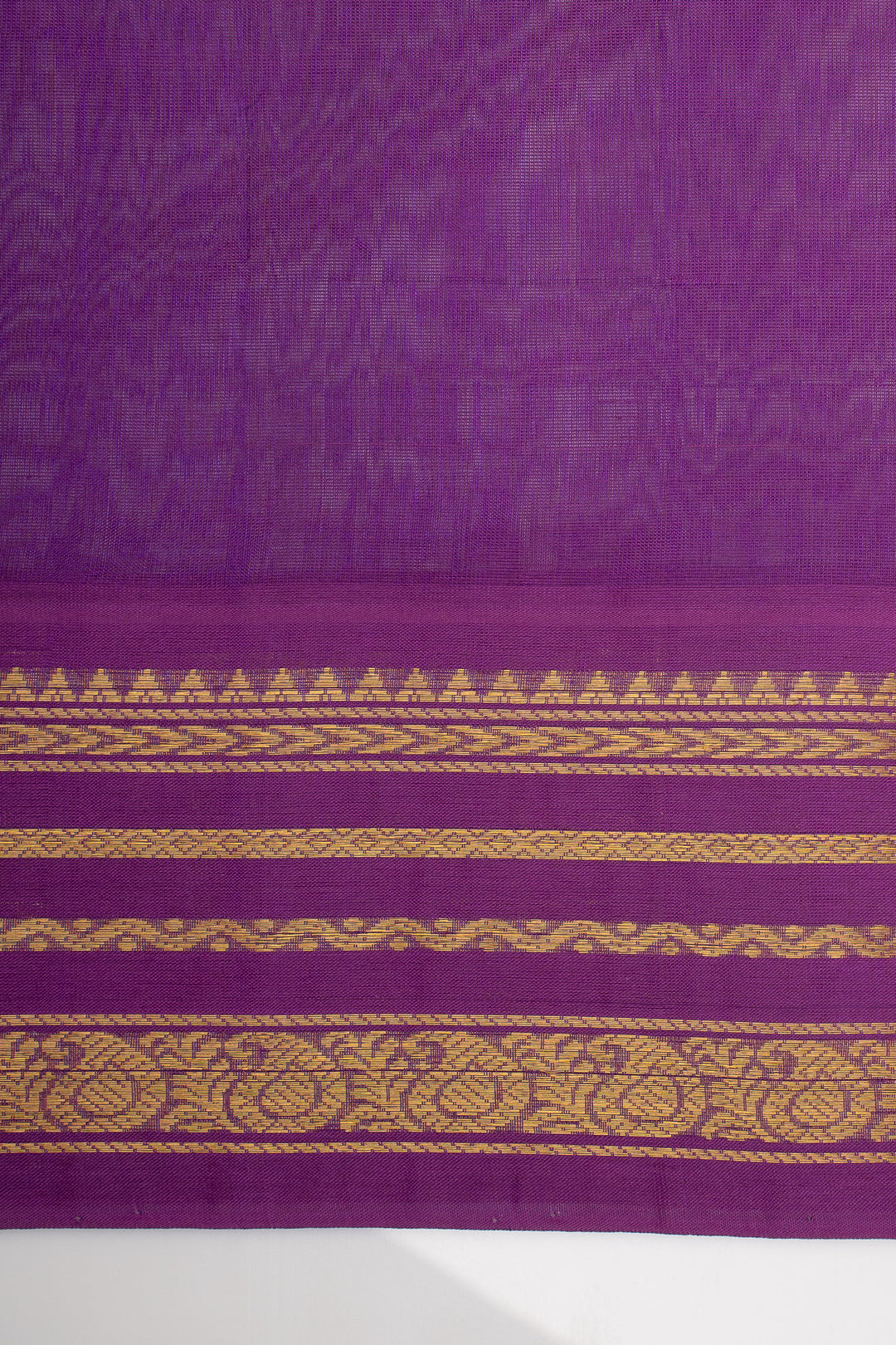 Astel Yellow and Pink Multi Stripes Pure Silk Cotton Saree