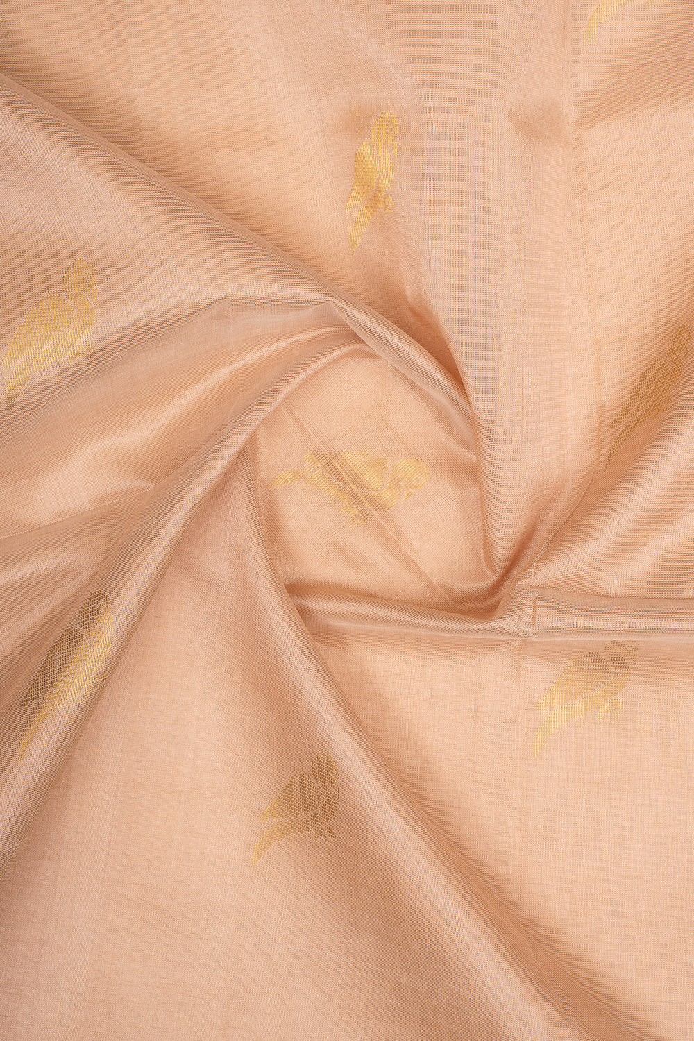 Beige and Yellow Pure Silk Cotton Saree
