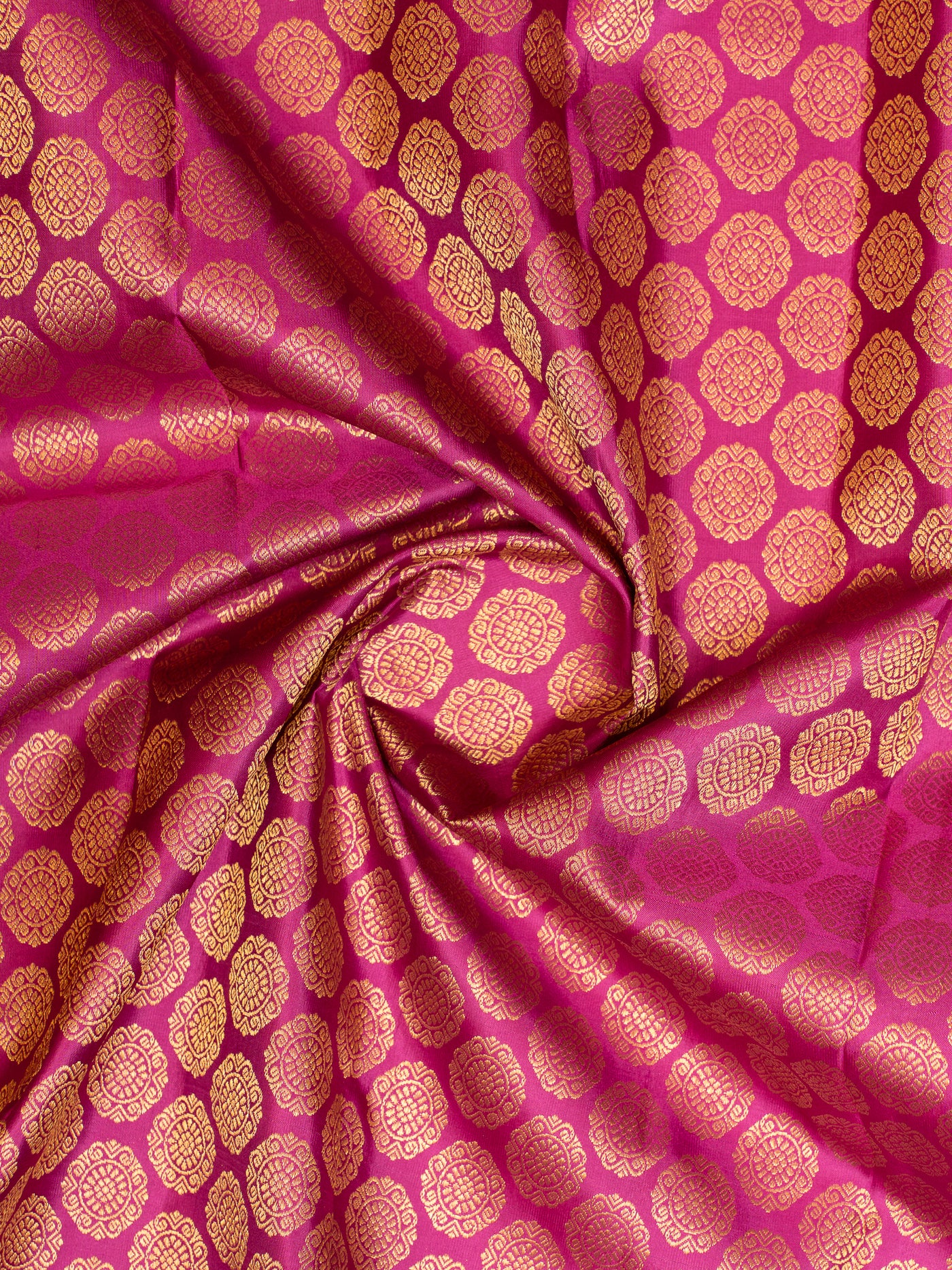 Magenta Brocade Pure Kanchipuram Silk Saree