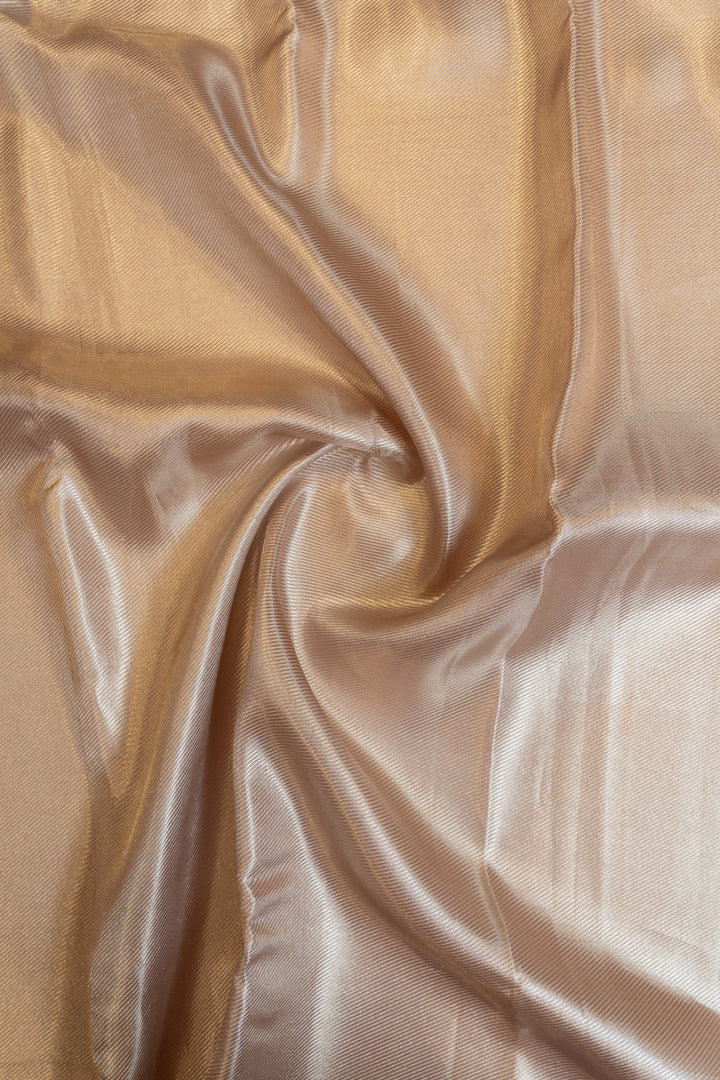 Pastel lilac tissue brocade pure Kanchipuram silk saree