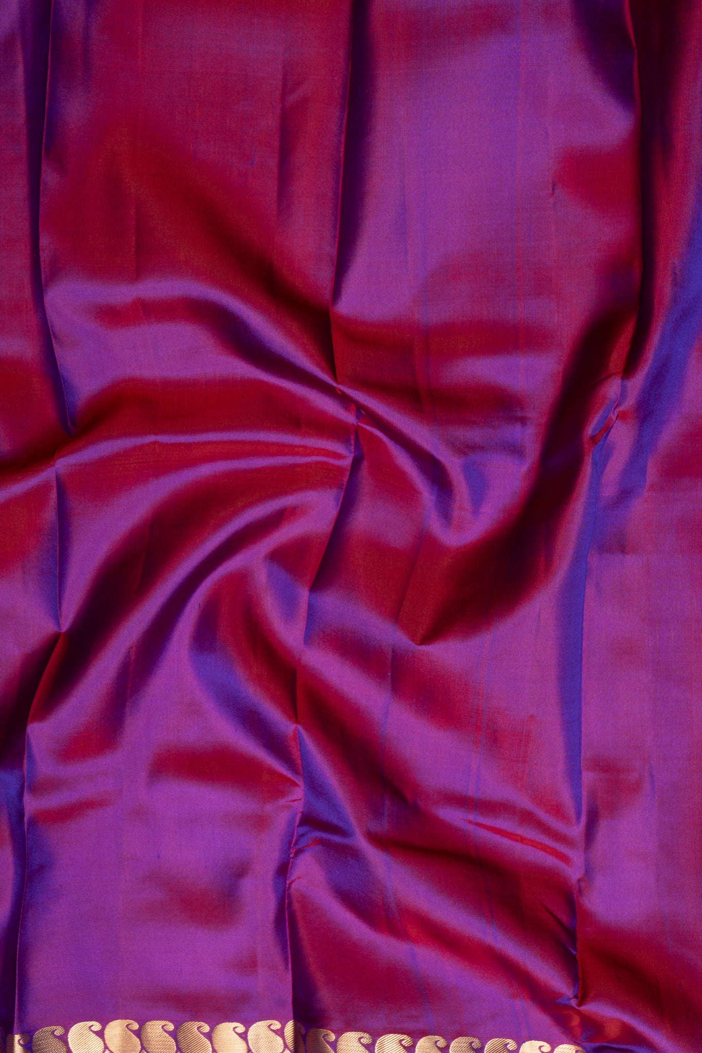 Purple Traditional Pure Kanchipuram Silk Saree - Clio Silks