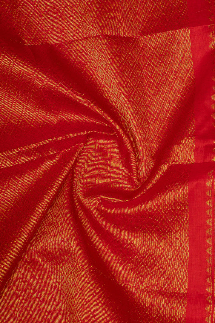 Yellow Zari Checks Pure Silk Cotton Saree