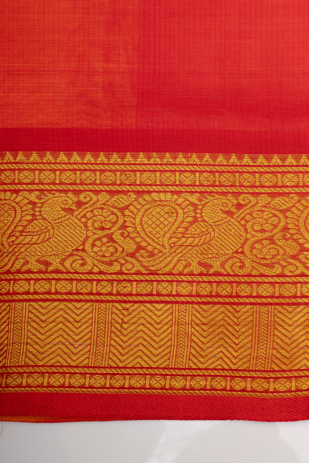 Yellow Zari Checks Pure Silk Cotton Saree