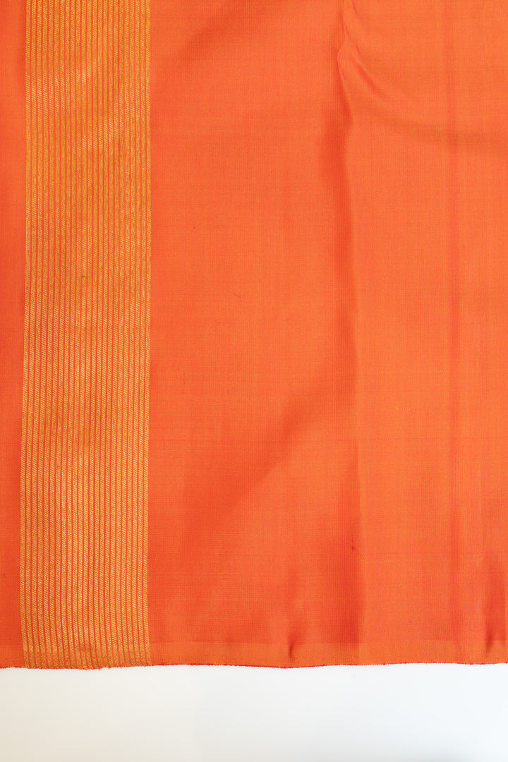 Ivory checks Ganga Jamuna pure zari Kanchipuram silk saree