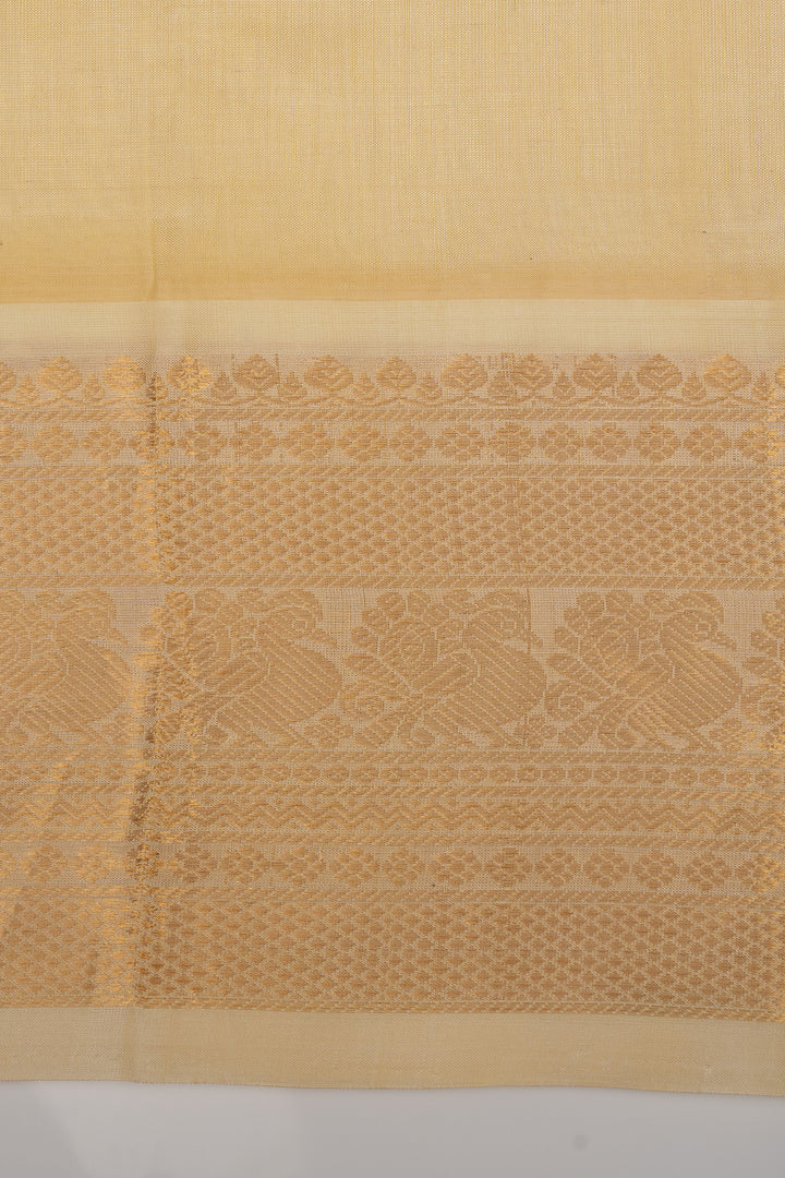 Maroon and Ivory Vairaoosi Pure Silk Cotton Saree