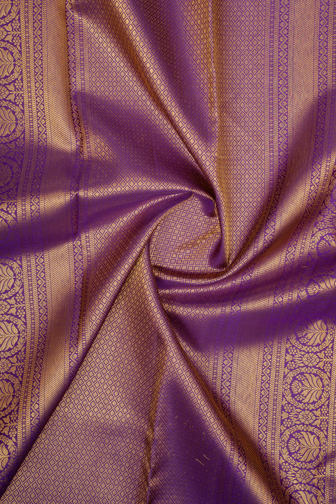 Ivory Brocade Pure Kanchipuram Silk Saree
