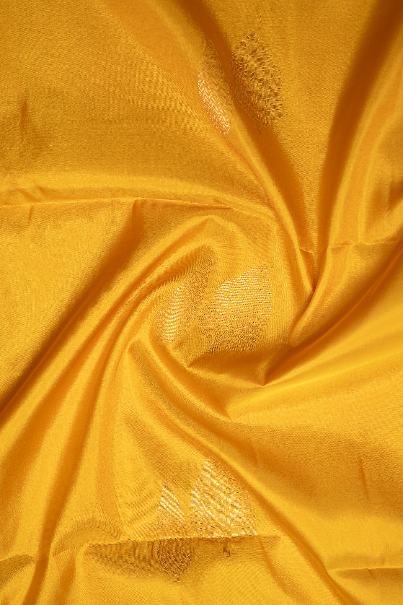 Golden Yellow Pure Silk Saree - Clio Silks