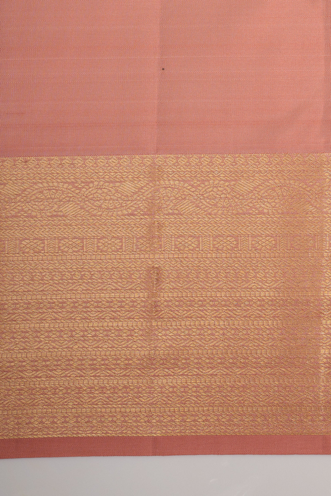 Blush Pink Brocade Pure Kanchipuram Silk Saree
