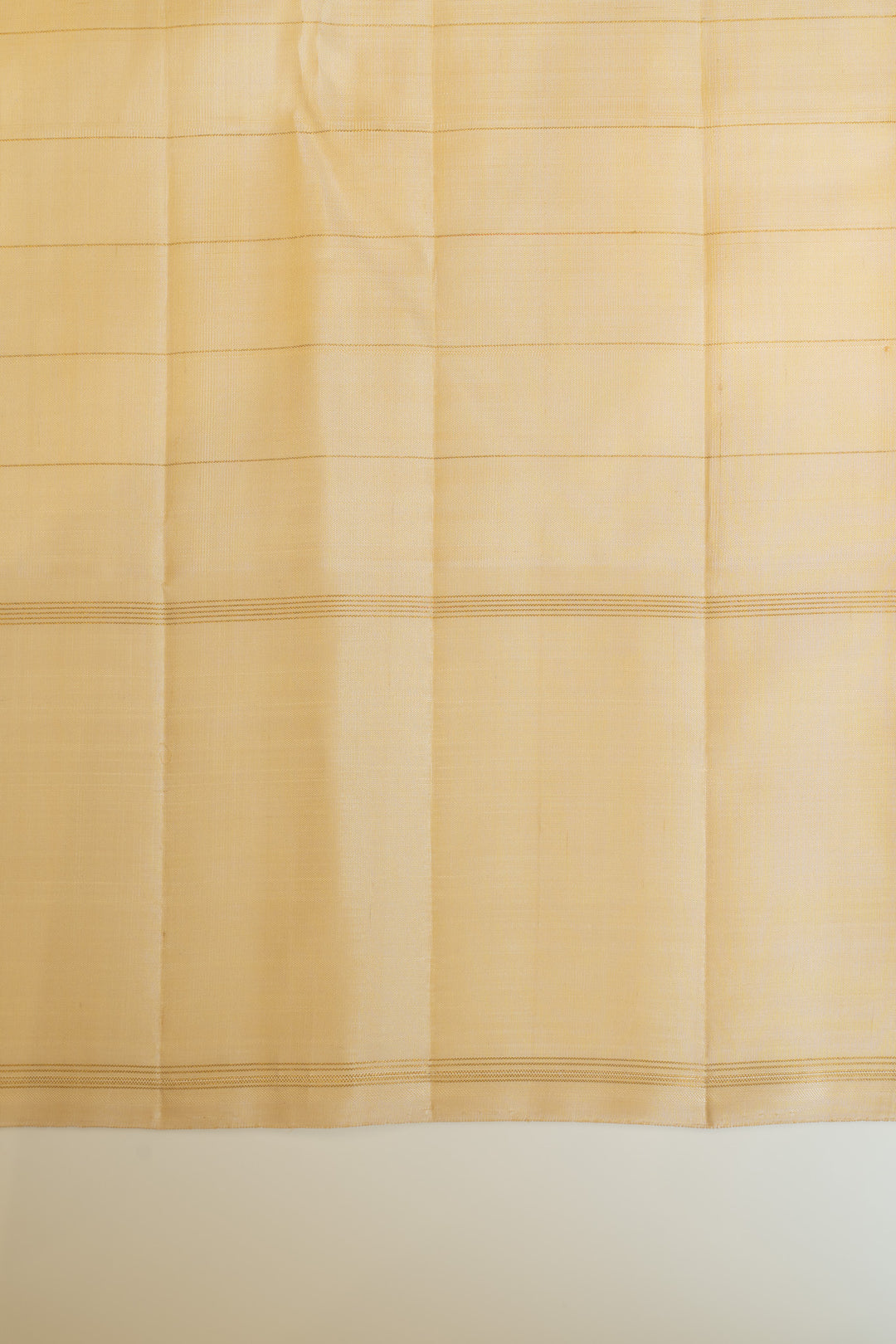 Peach and beige podikattam pure zari Kanchipuram silk saree