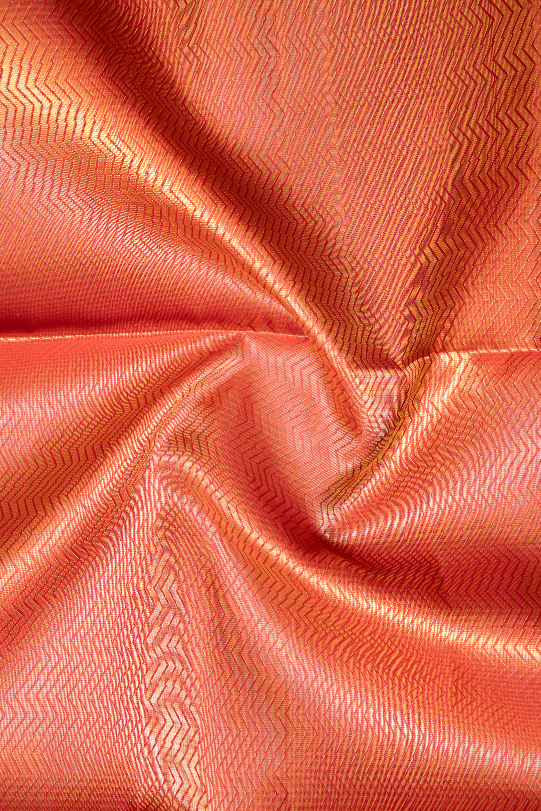 Grey and Red Pure Soft Silk Saree - Clio Silks