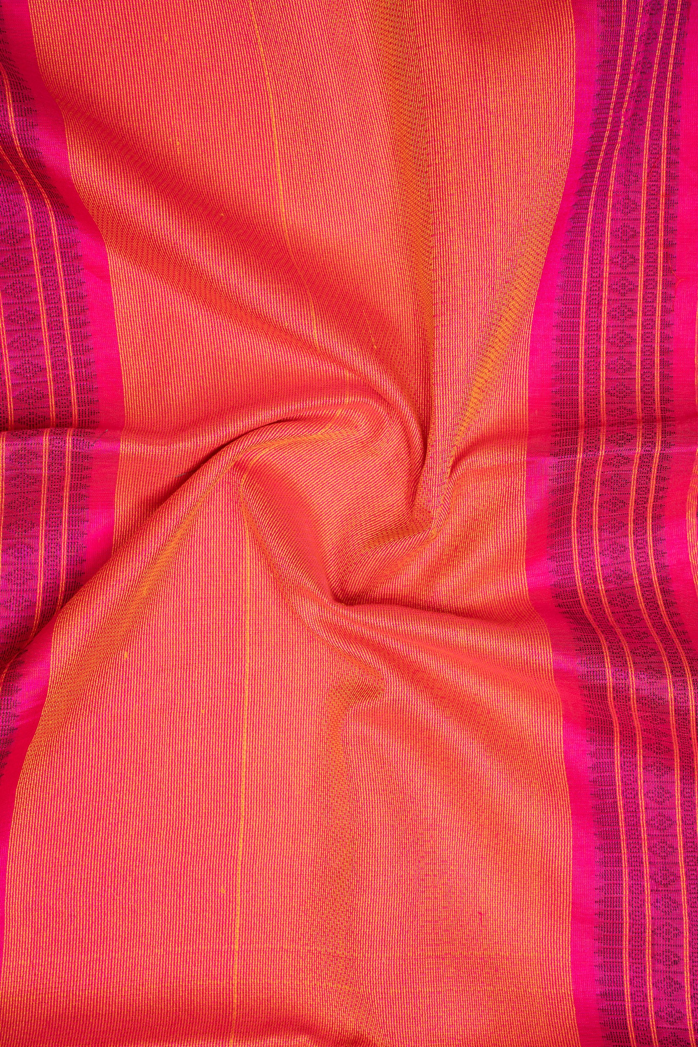 Yellow Checks Pure Silk Cotton Saree - Clio Silks