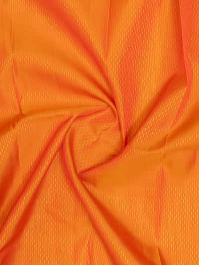 Peach orange Kanchipuram silk saree