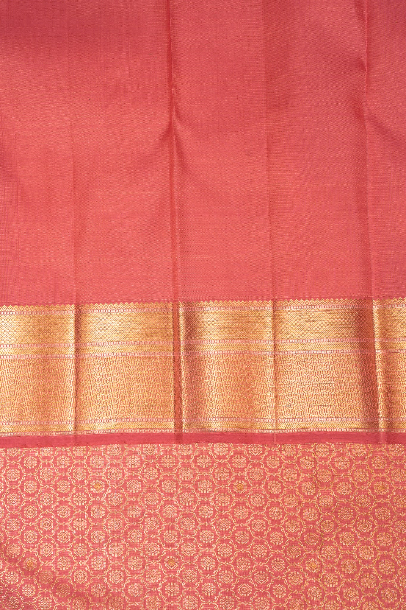 Rouge Pink Brocade Pure Kanchipuram Silk Saree - Clio Silks