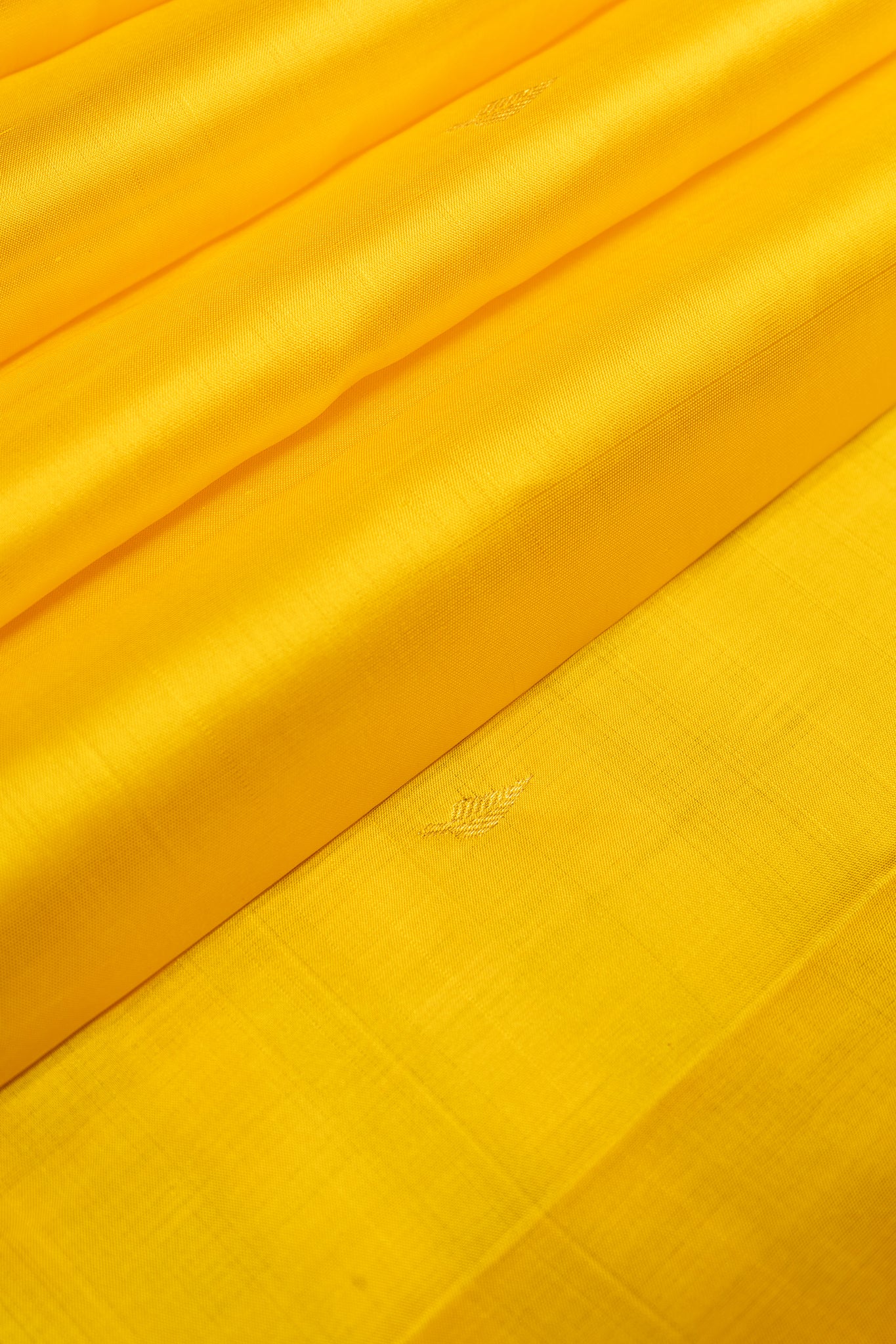 Pastel Yellow and Blue Pure Kanchipuram Silk Saree - Clio Silks