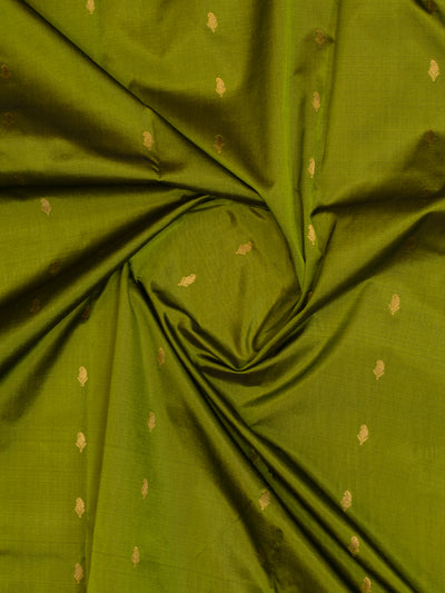 Mehendi green Kanchipuram silk saree