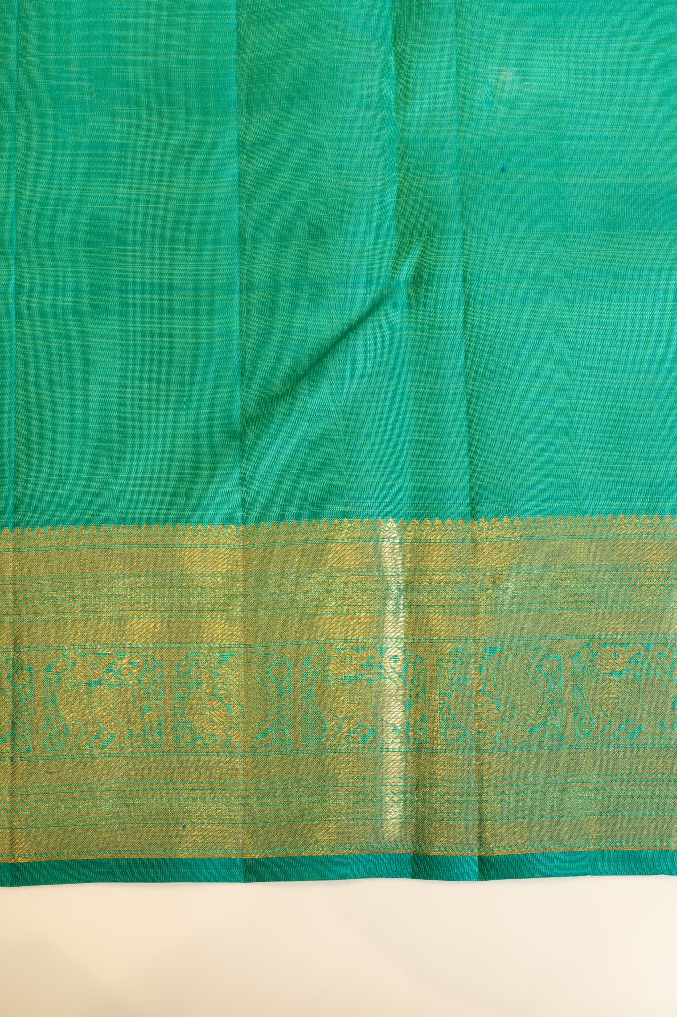 Harbor Grey checks pure Kanchipuram silk saree