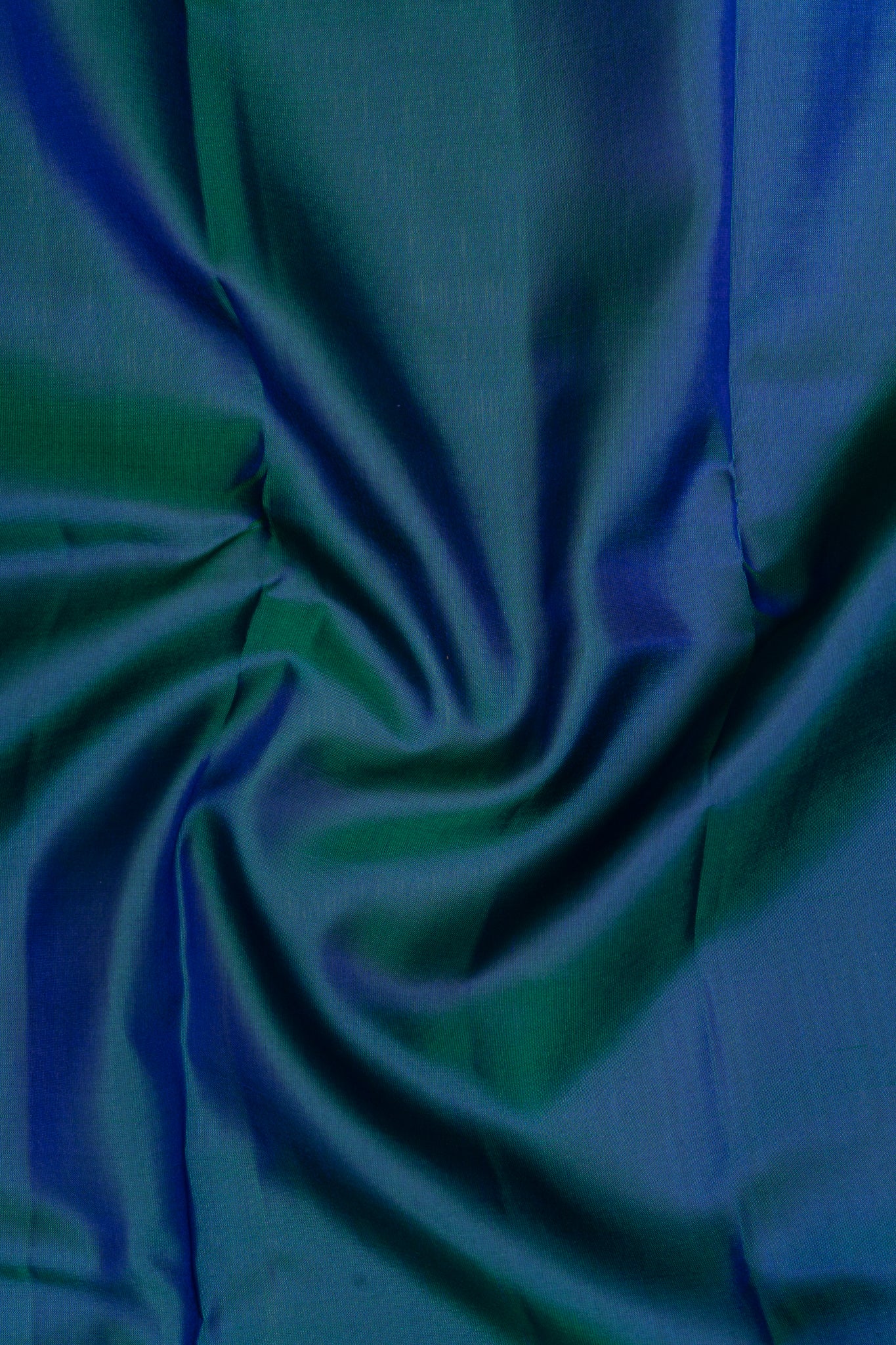 Peacock Blue Traditional Pure Kanchipuram Silk Saree - Clio Silks