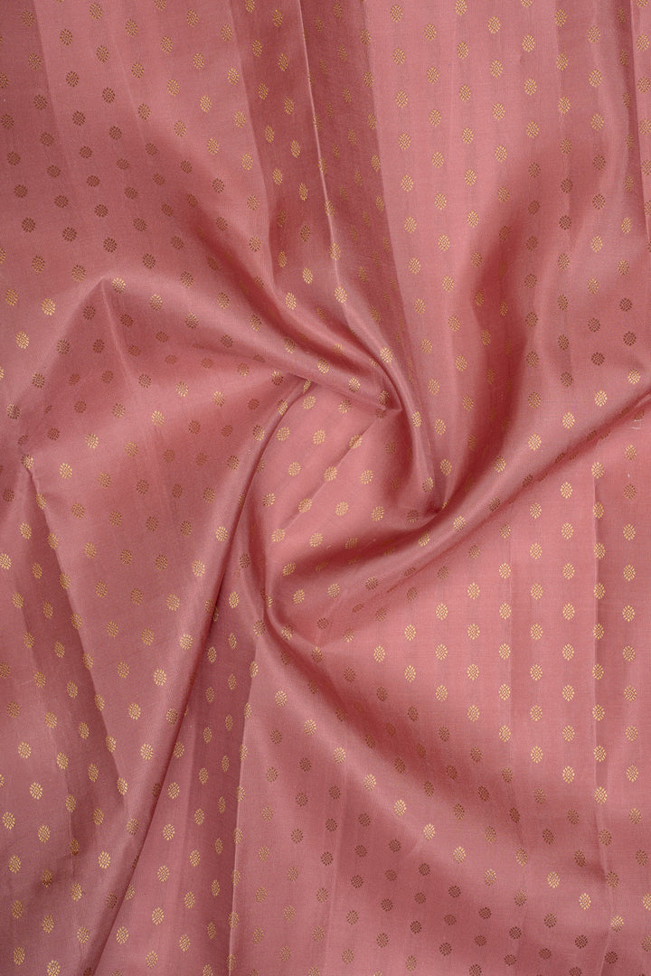 Baby Pink Traditional  Pure Kanchipuram Silk Saree